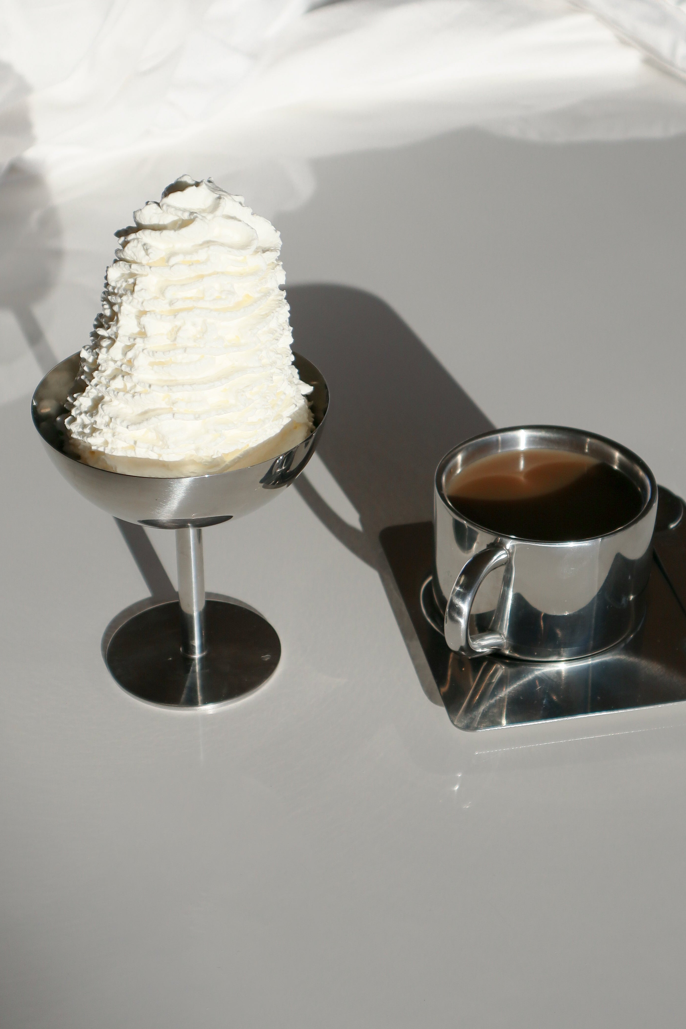 Stål Ice skål - Tall